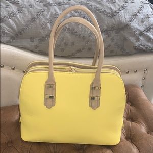 Charming Charlie’s Light Yellow Tote Bag